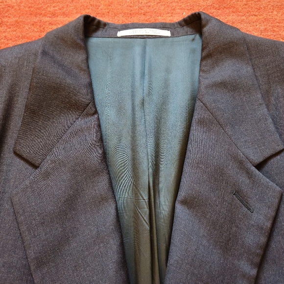 80's Gianni Versace Double breasted Wool Suit Jacket Medusa Buttons Size 44R - Picture 4 of 13